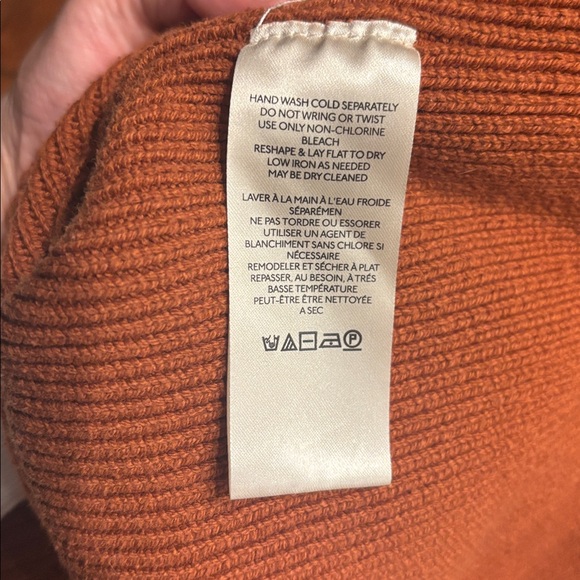 Free People Rust Crew Neck Sweater - Picture 4 of 5